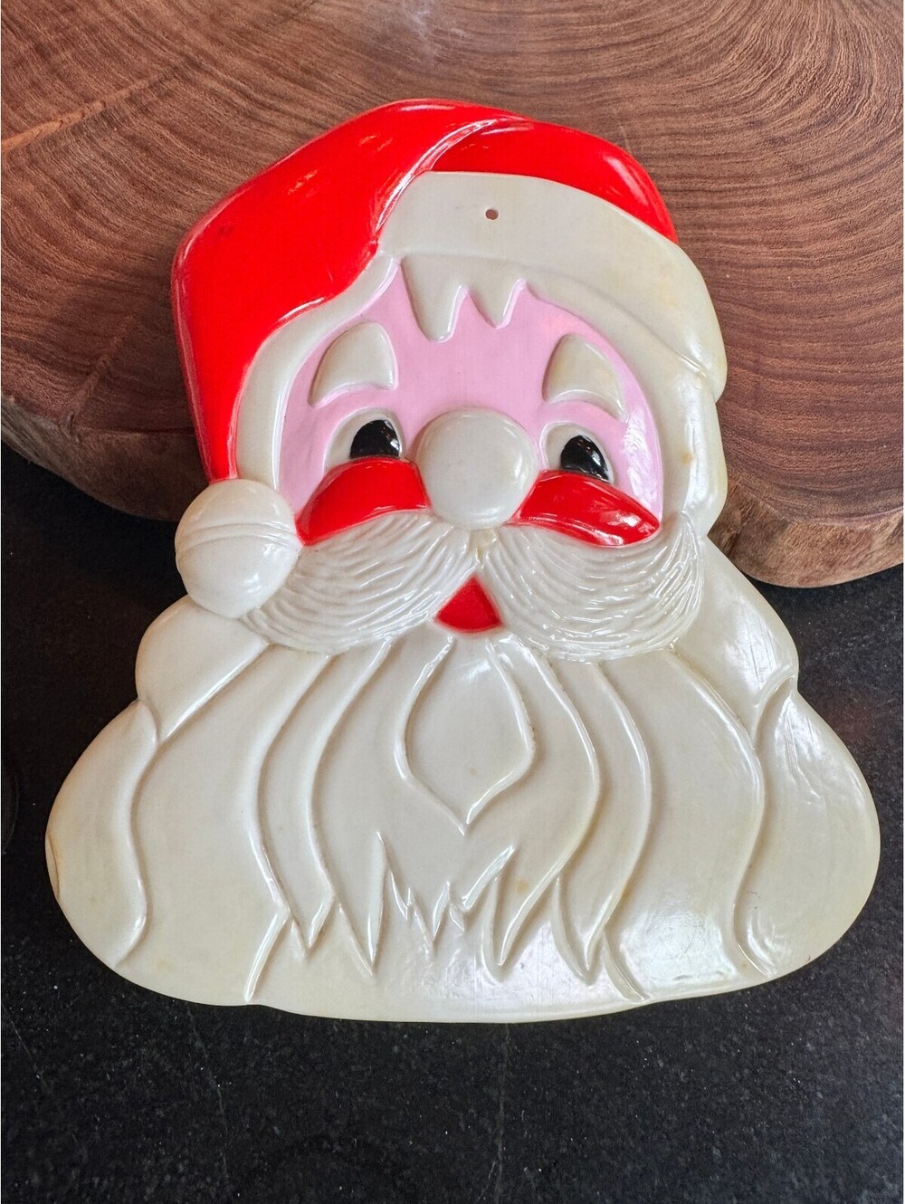 Vintage NOMA Santa Window Blow Mold Face (As-Is)